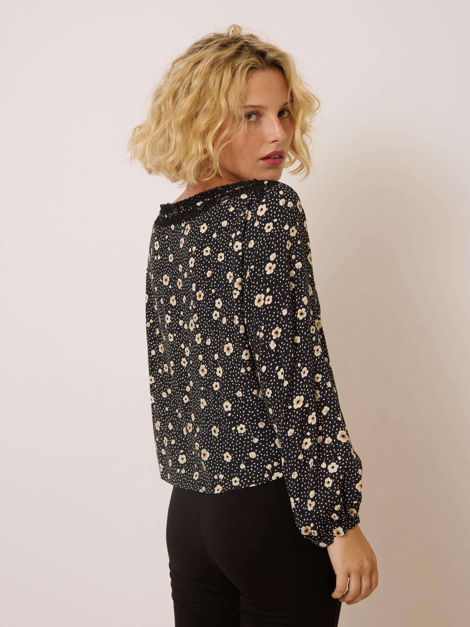 Blouse MAXIMIN - FLEURSDENUIT NOIR