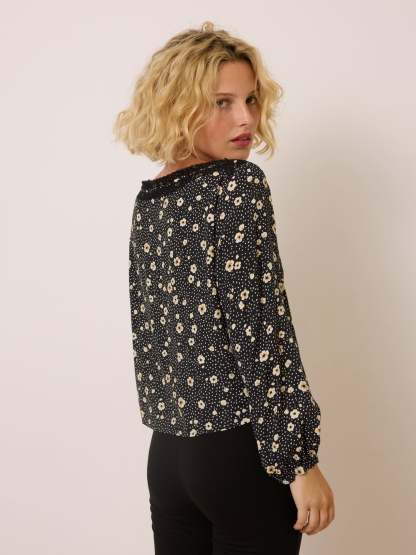 Blouse MAXIMIN - FLEURSDENUIT NOIR