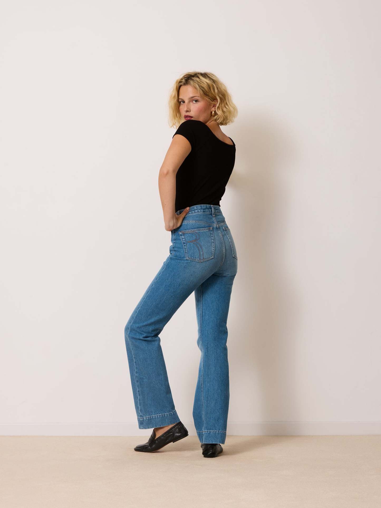 Jean BELLEVILLE - Uni Indigo Double Stone
