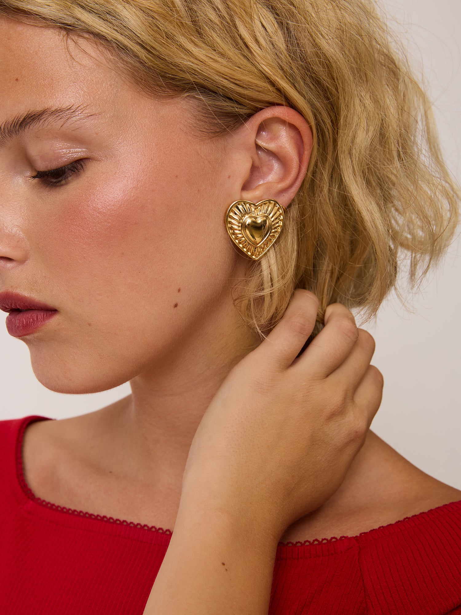 Boucles d'oreilles DONNA - Uni Or Vieilli