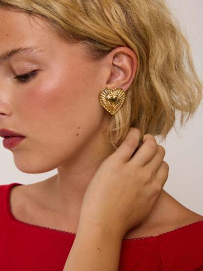 Boucles d'oreilles DONNA - Uni Or Vieilli