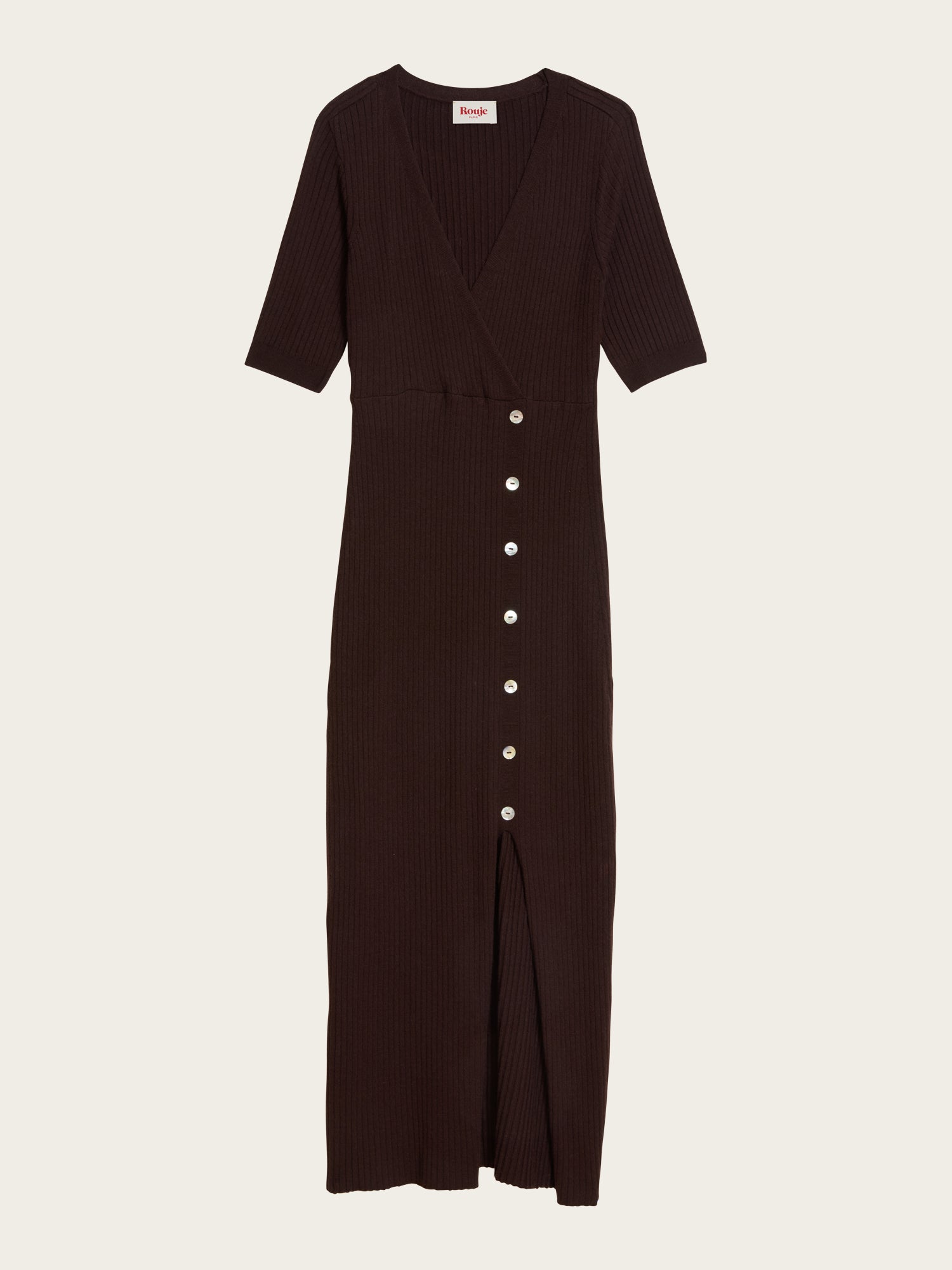 Robe MILA - Uni Chocolat