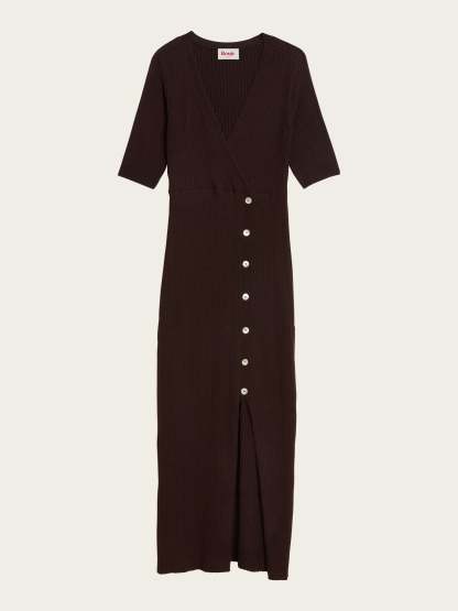 Robe MILA - Uni Chocolat