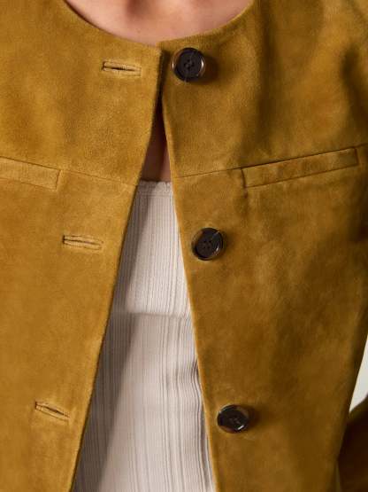 Blouson MILO - SUEDE OLIVE