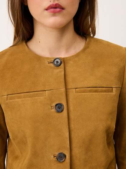 Blouson MILO - SUEDE OLIVE