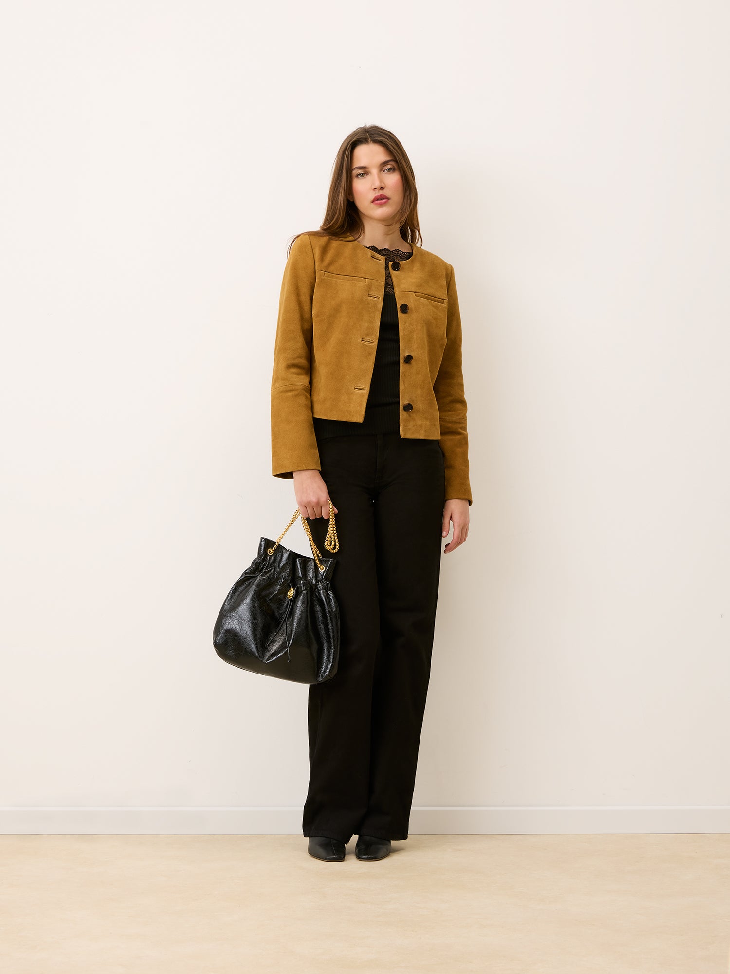 Blouson MILO - SUEDE OLIVE