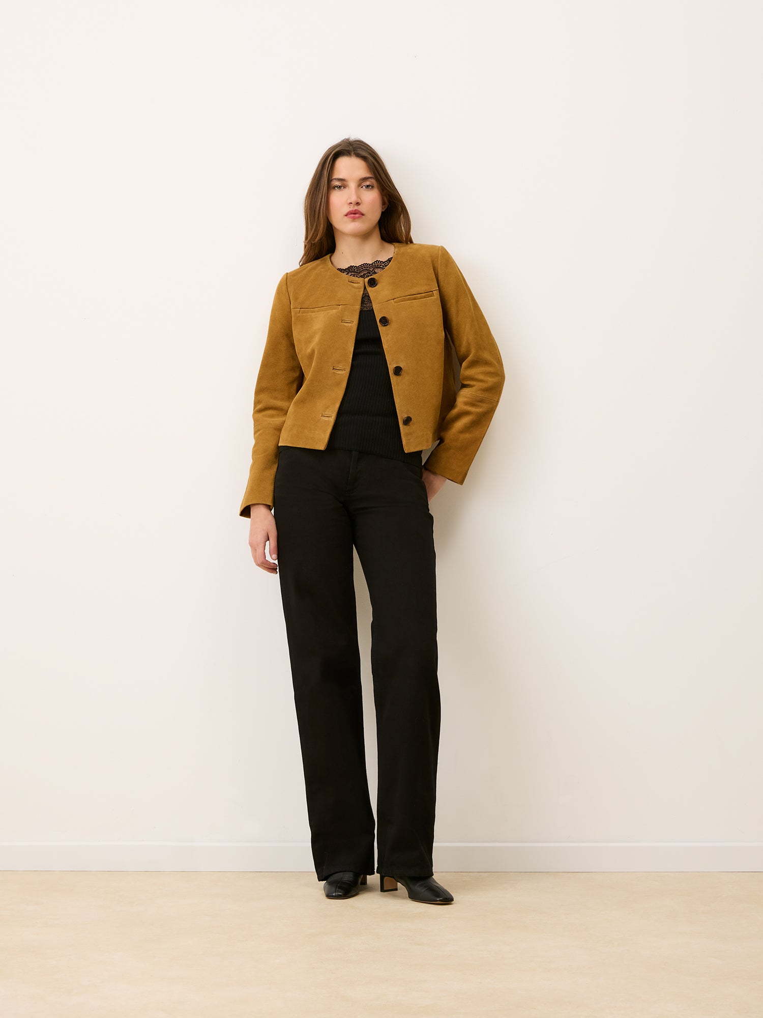 Blouson MILO - SUEDE OLIVE