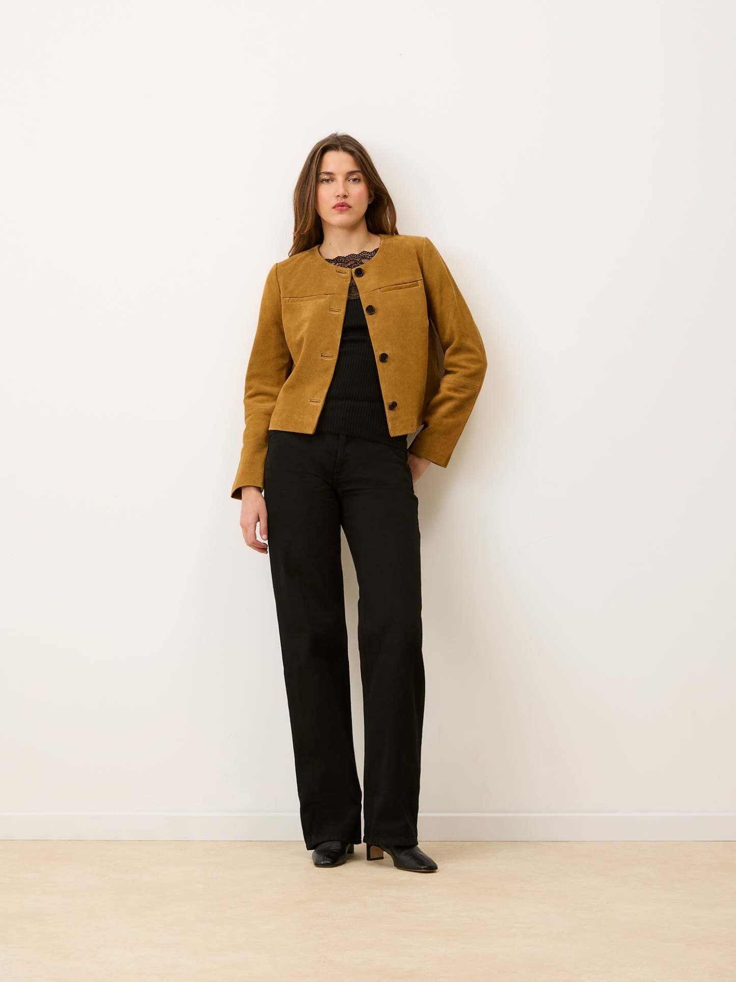 Blouson MILO - SUEDE OLIVE
