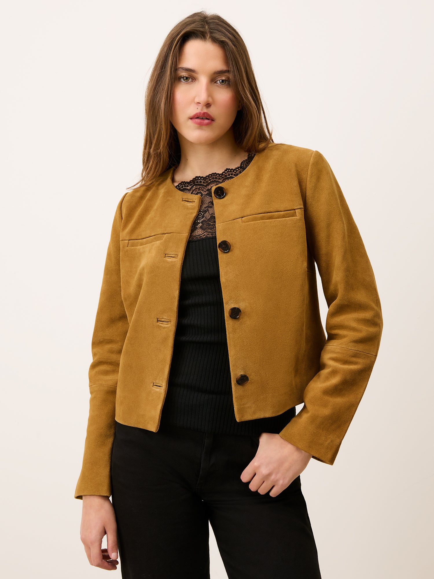 Blouson MILO - SUEDE OLIVE