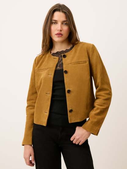 Blouson MILO - SUEDE OLIVE