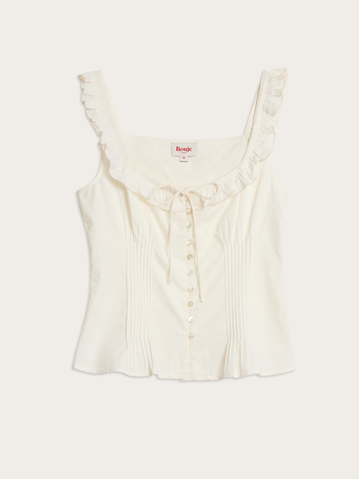Top MONIA - Uni Blanc