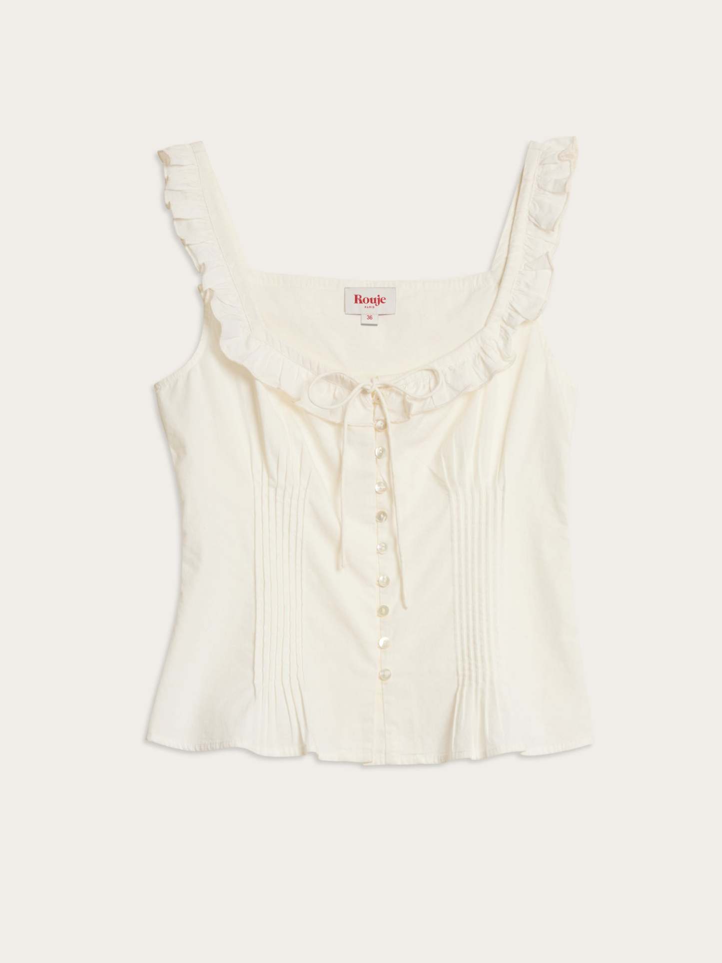 Top MONIA - Uni Blanc