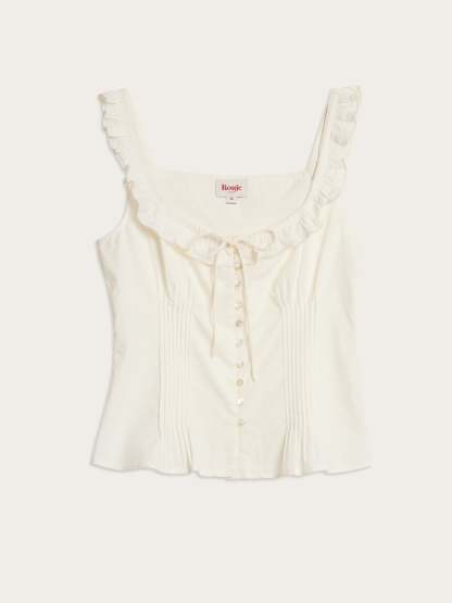 Top MONIA - Uni Blanc