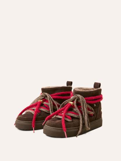 Bottines MONTAMOUR - SUEDE DARKBROWN