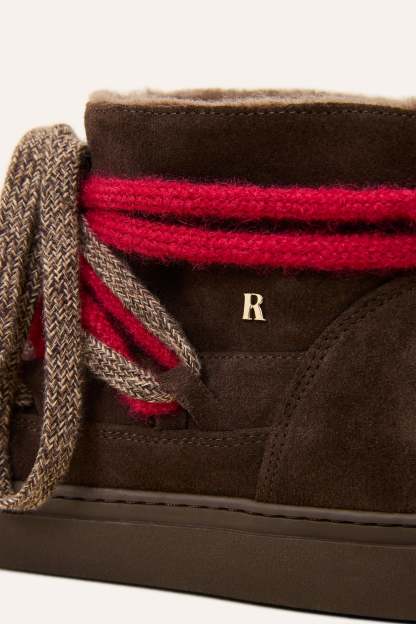 Bottines MONTAMOUR - SUEDE DARKBROWN