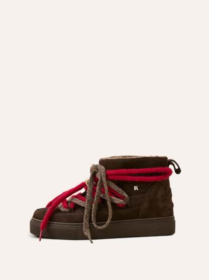 Bottines MONTAMOUR - SUEDE DARKBROWN