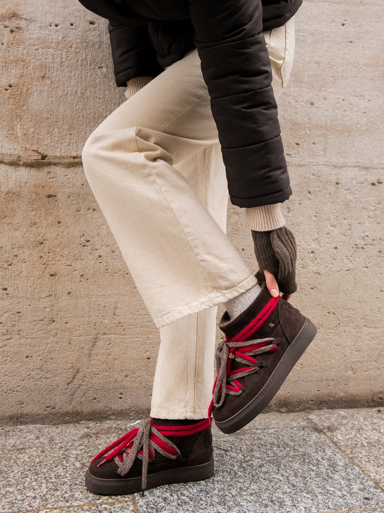 Bottines MONTAMOUR - SUEDE DARKBROWN