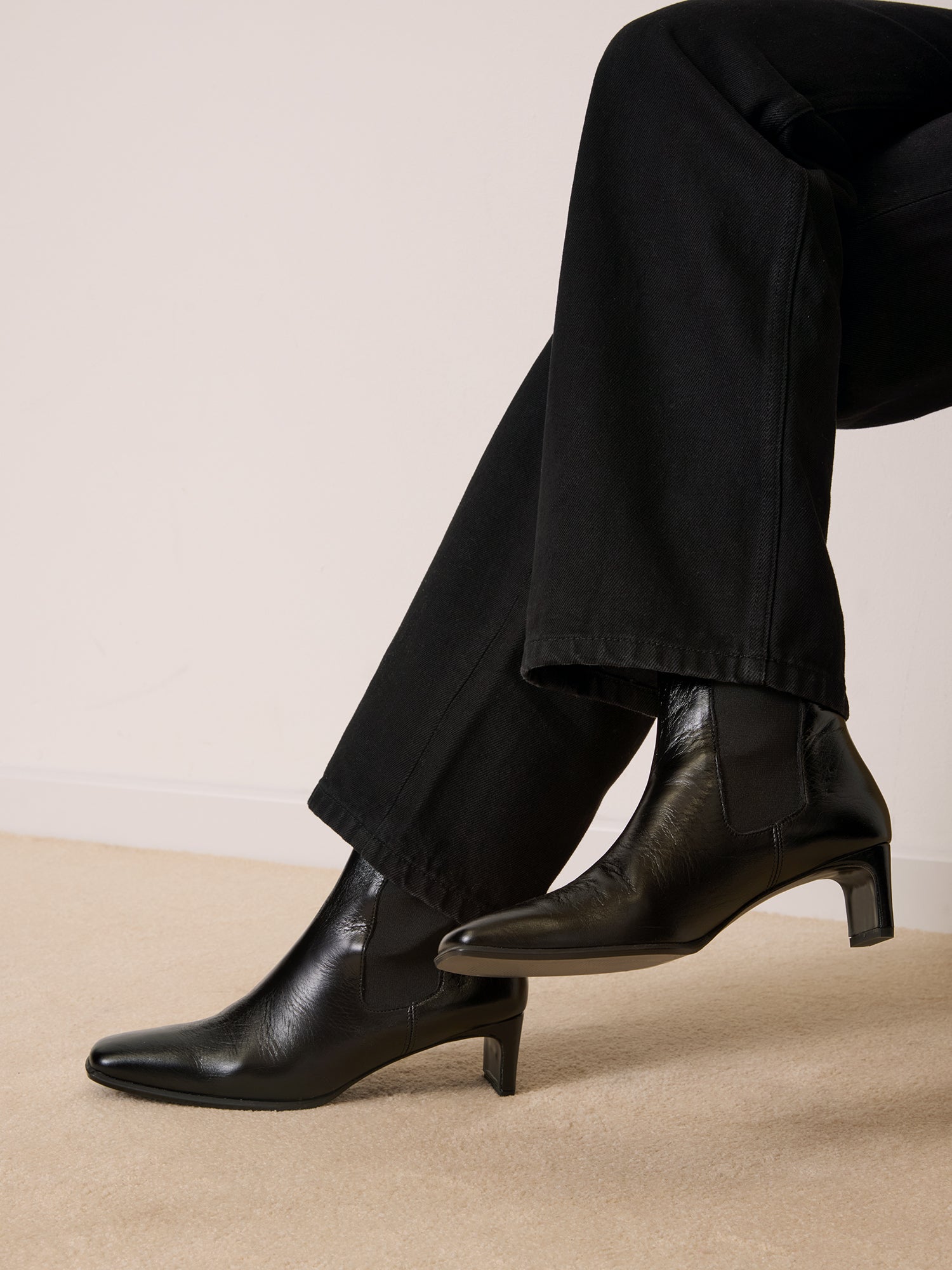 Bottines CHELSEA - CUIRVIEILLI NOIR