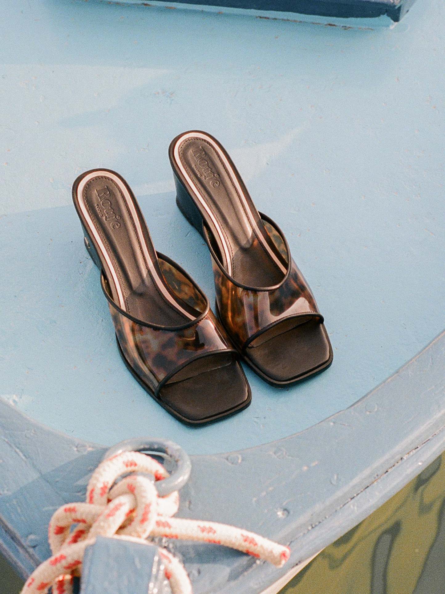 Mules NATTY - Tortoise Noir