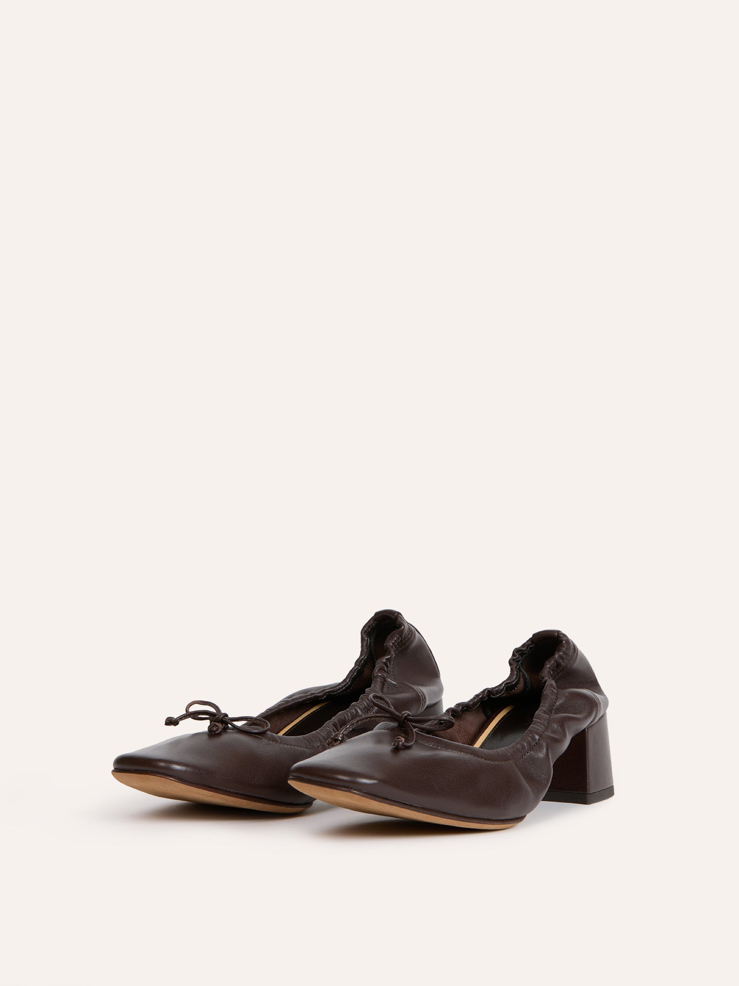 Ballerines NICOISE - CUIR CACAO