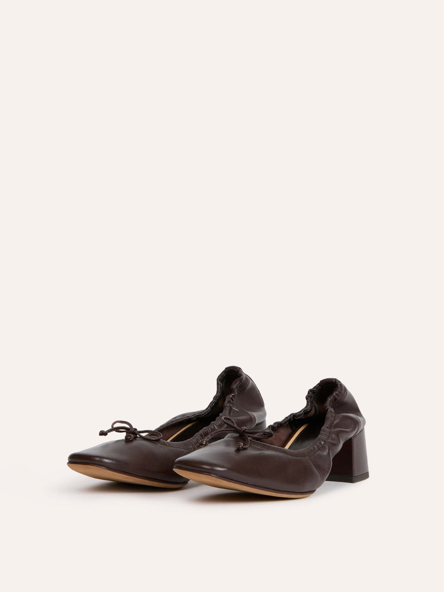 Ballerines NICOISE - CUIR CACAO