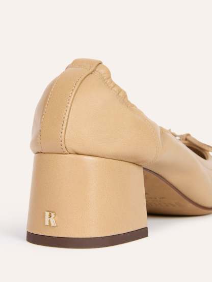 Ballerines NICOISE - CUIR DESERT