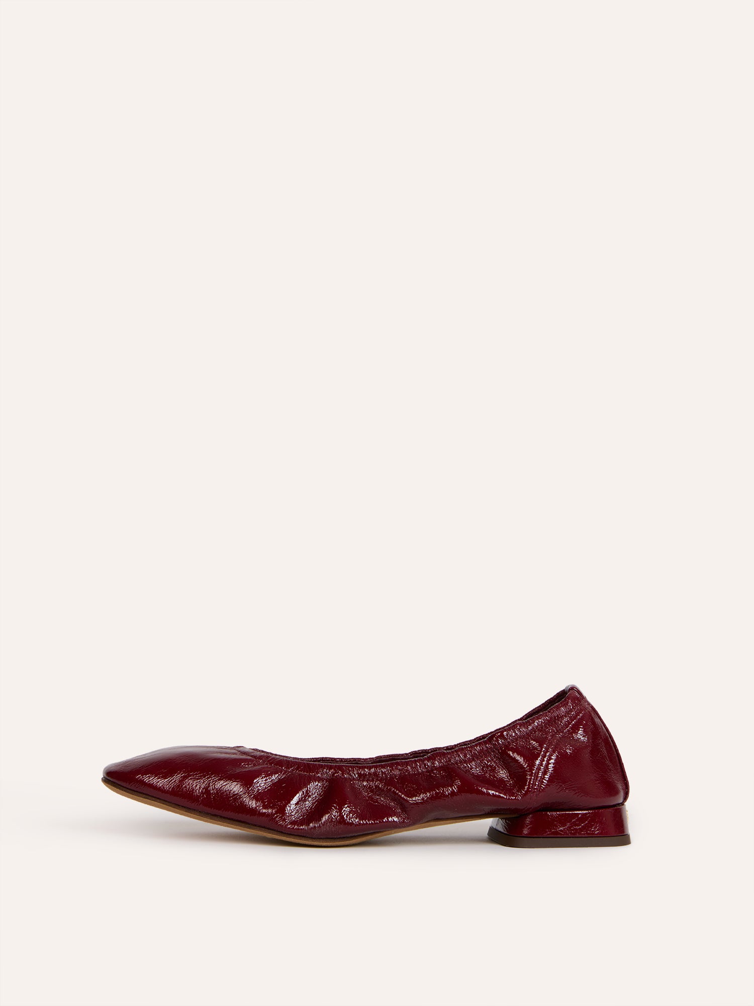 Ballerines NINA - Vernis Bordeaux