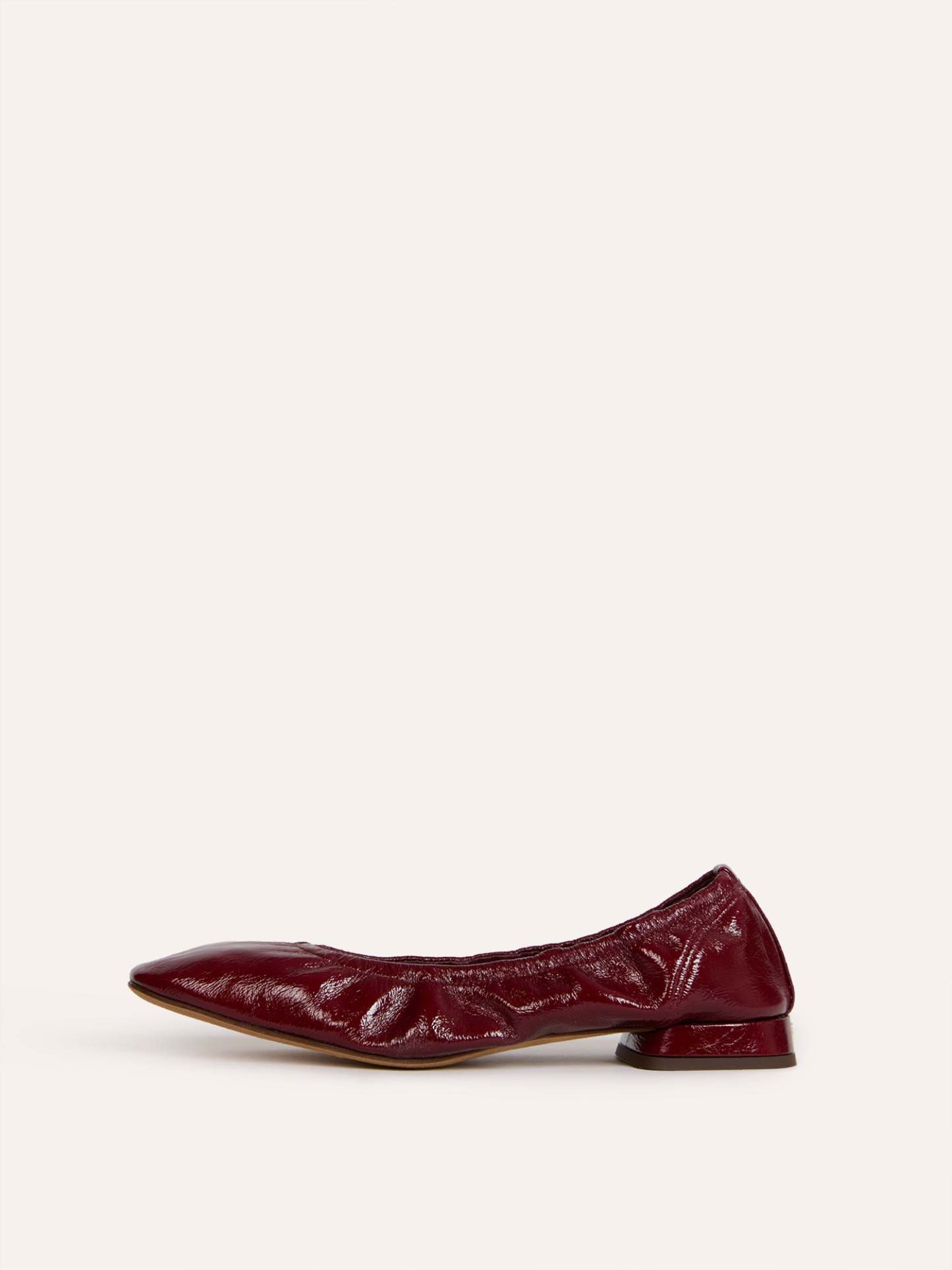 Ballerines NINA - Vernis Bordeaux