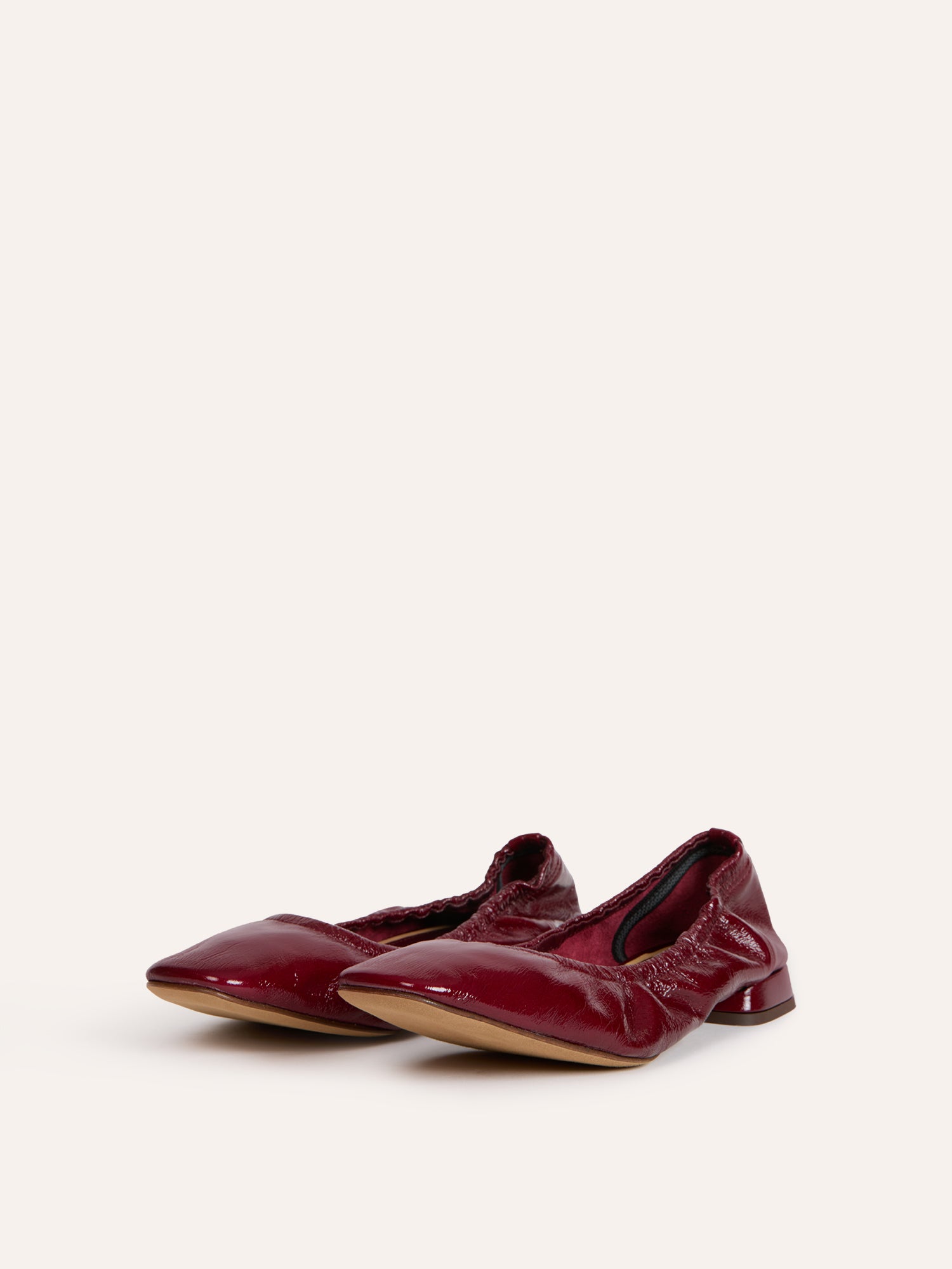 Ballerines NINA - Vernis Bordeaux