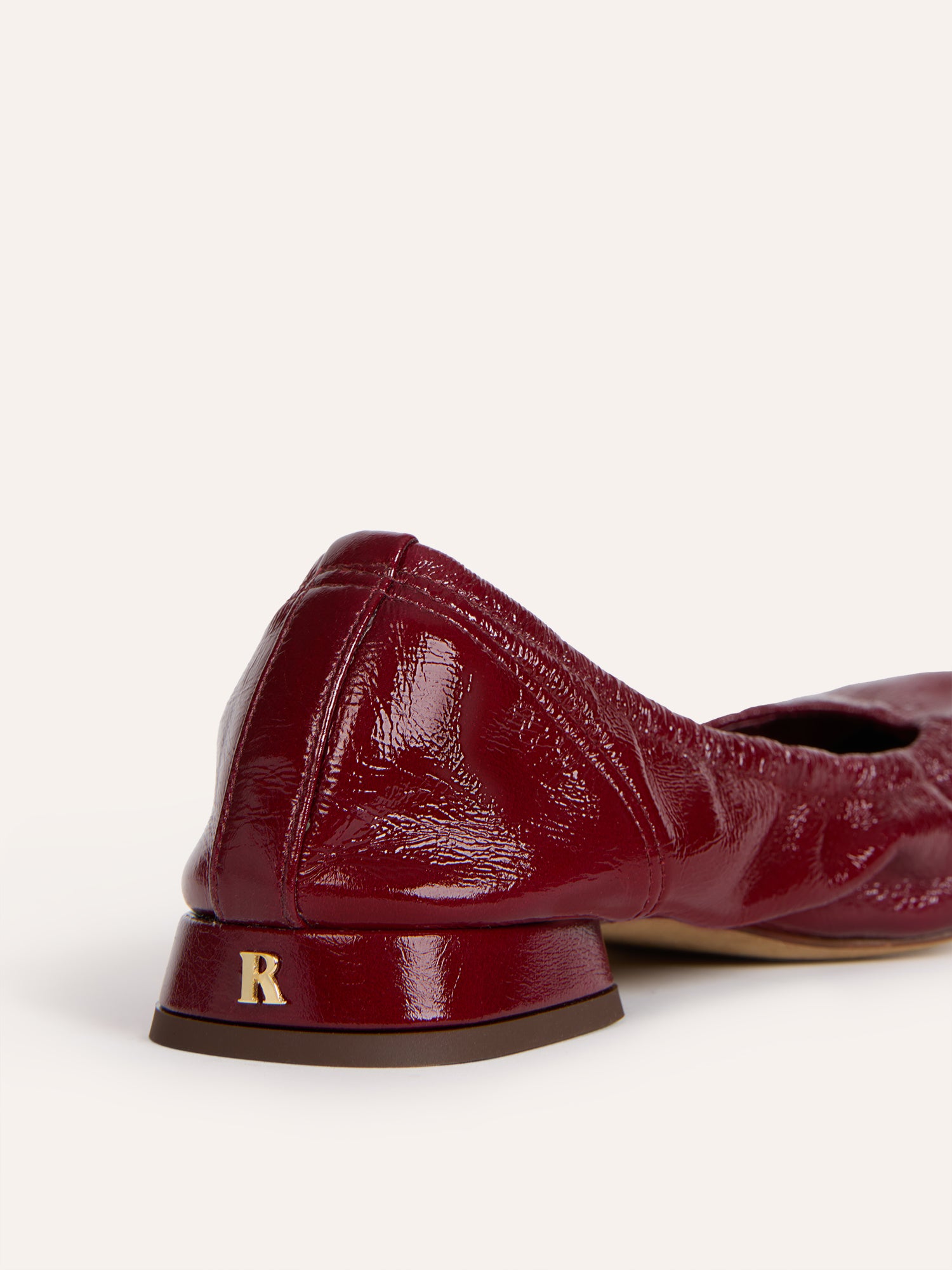 Ballerines NINA - Vernis Bordeaux