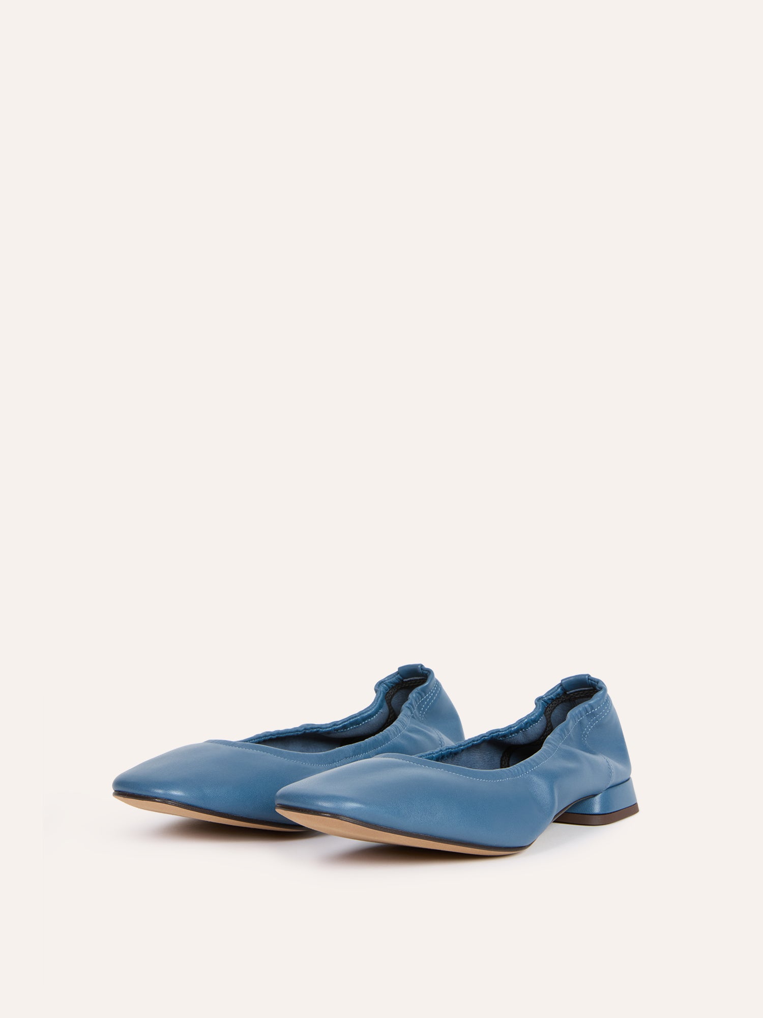 Ballerines NINA - CUIR DENIM