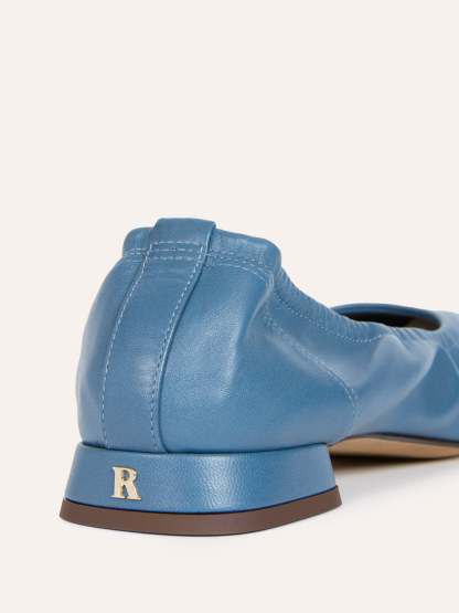 Ballerines NINA - CUIR DENIM