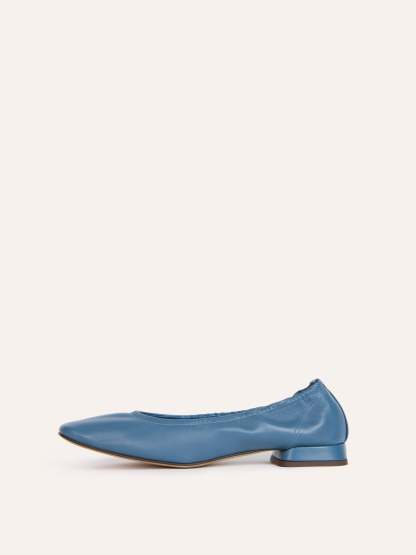 Ballerines NINA - CUIR DENIM