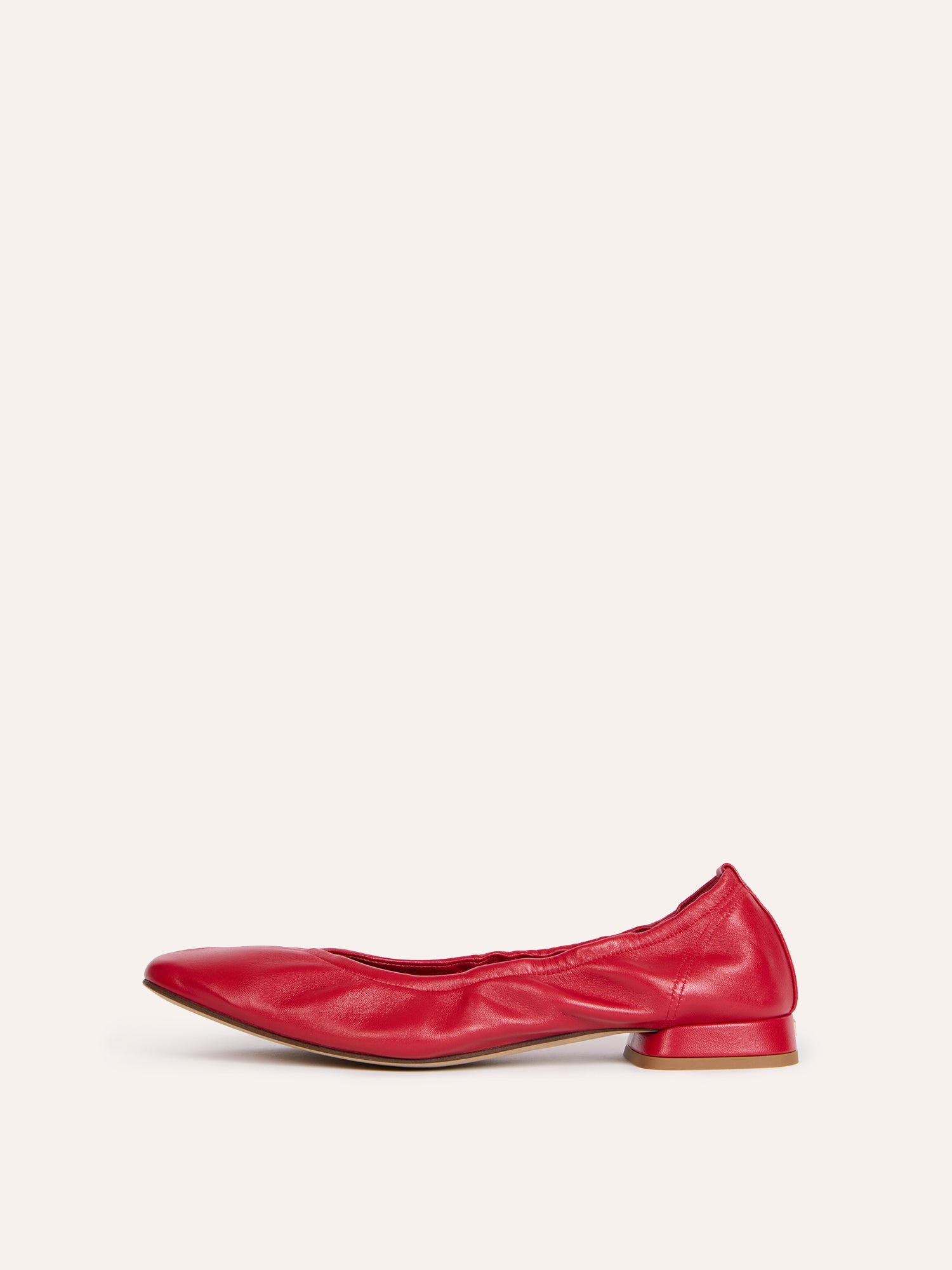 Ballerines NINA - Cuir Rouge