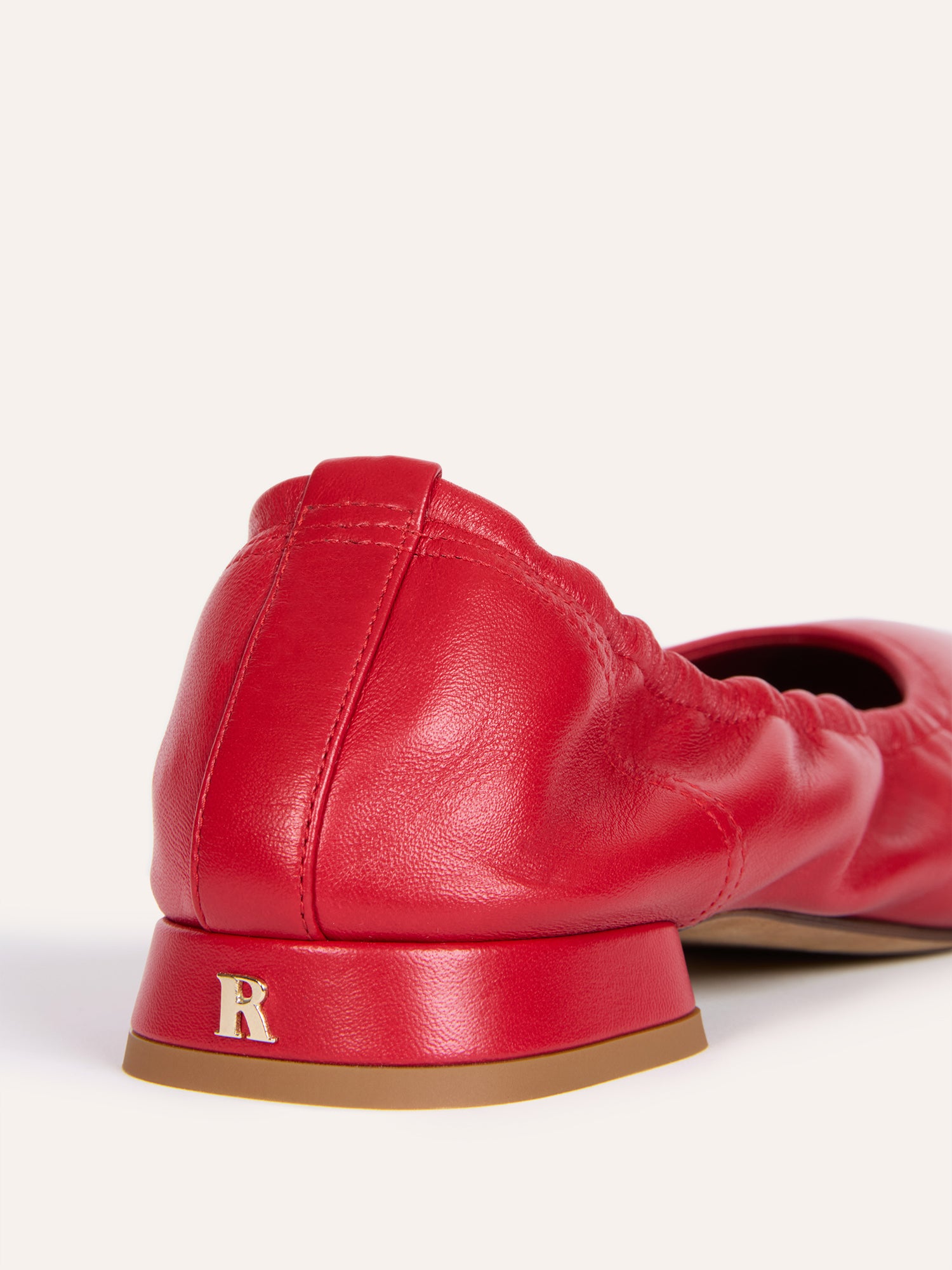 Ballerines NINA - Cuir Rouge