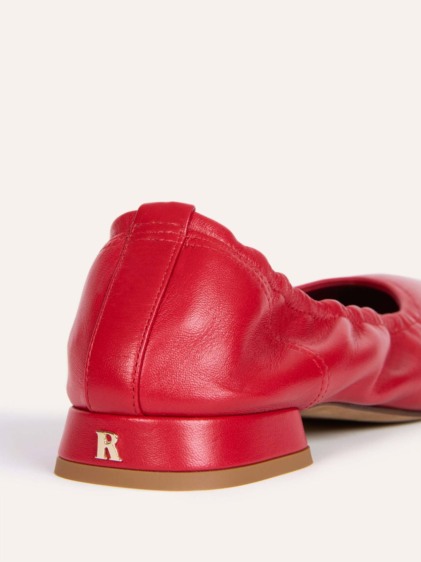 Ballerines NINA - Cuir Rouge