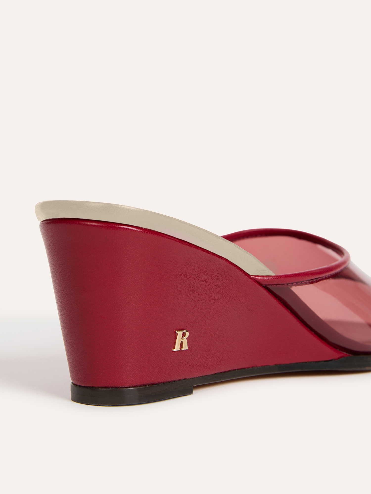 Mules NATTY - VINYLE BORDEAUX