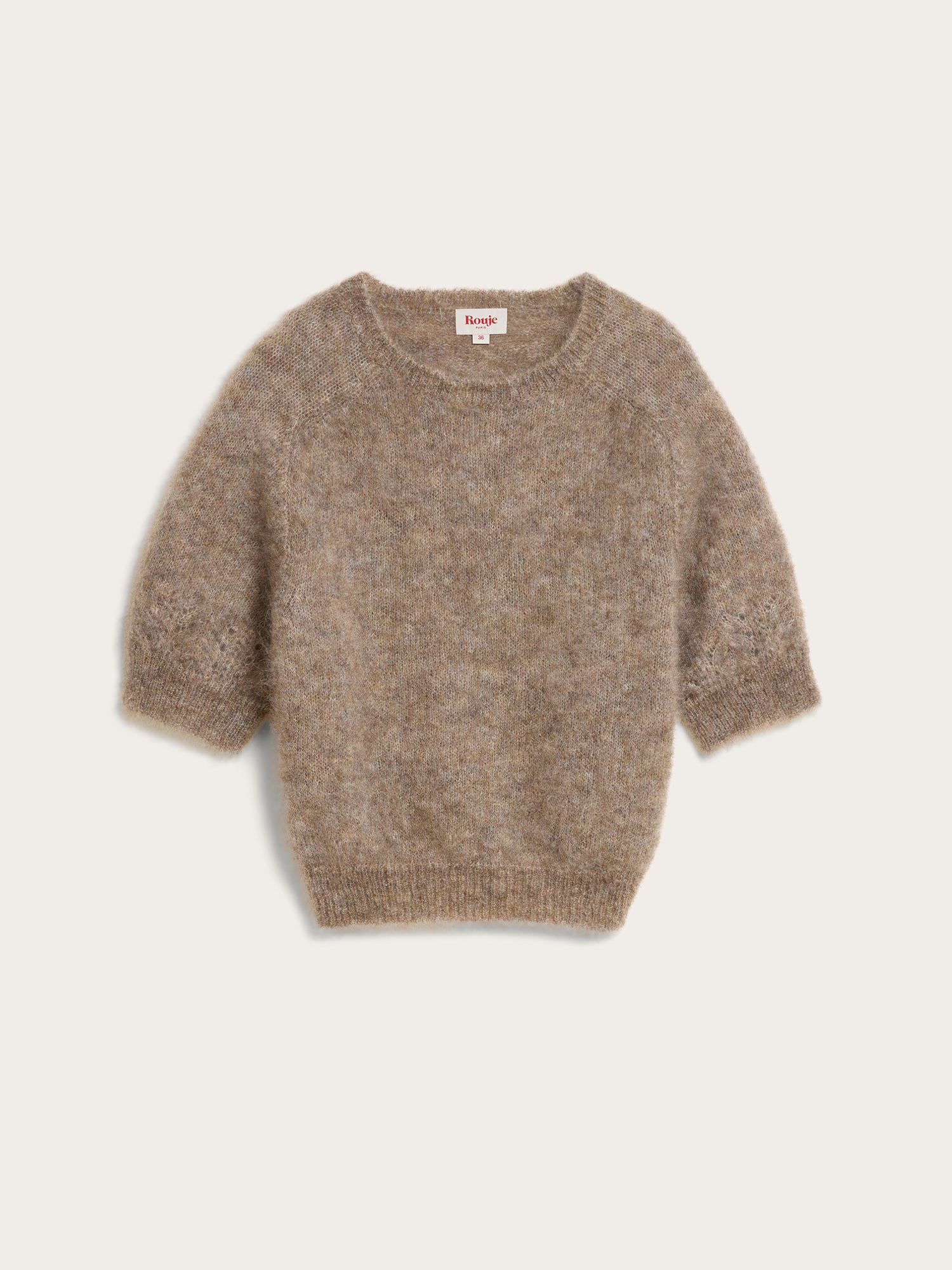 Pull OLIVIA - Uni Taupe