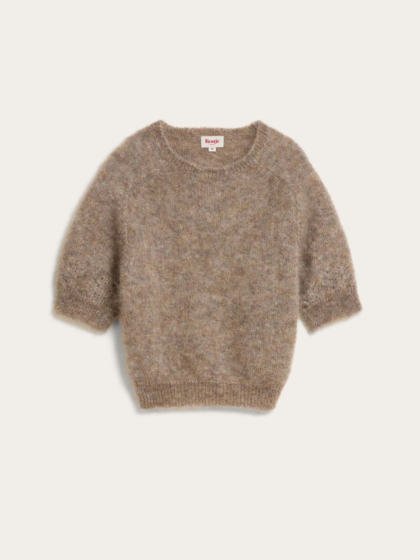 Pull OLIVIA - Uni Taupe