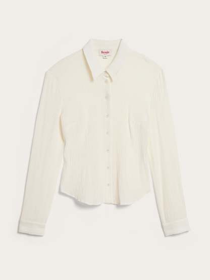 Chemise PALMYRA - CRINKLE BLANC