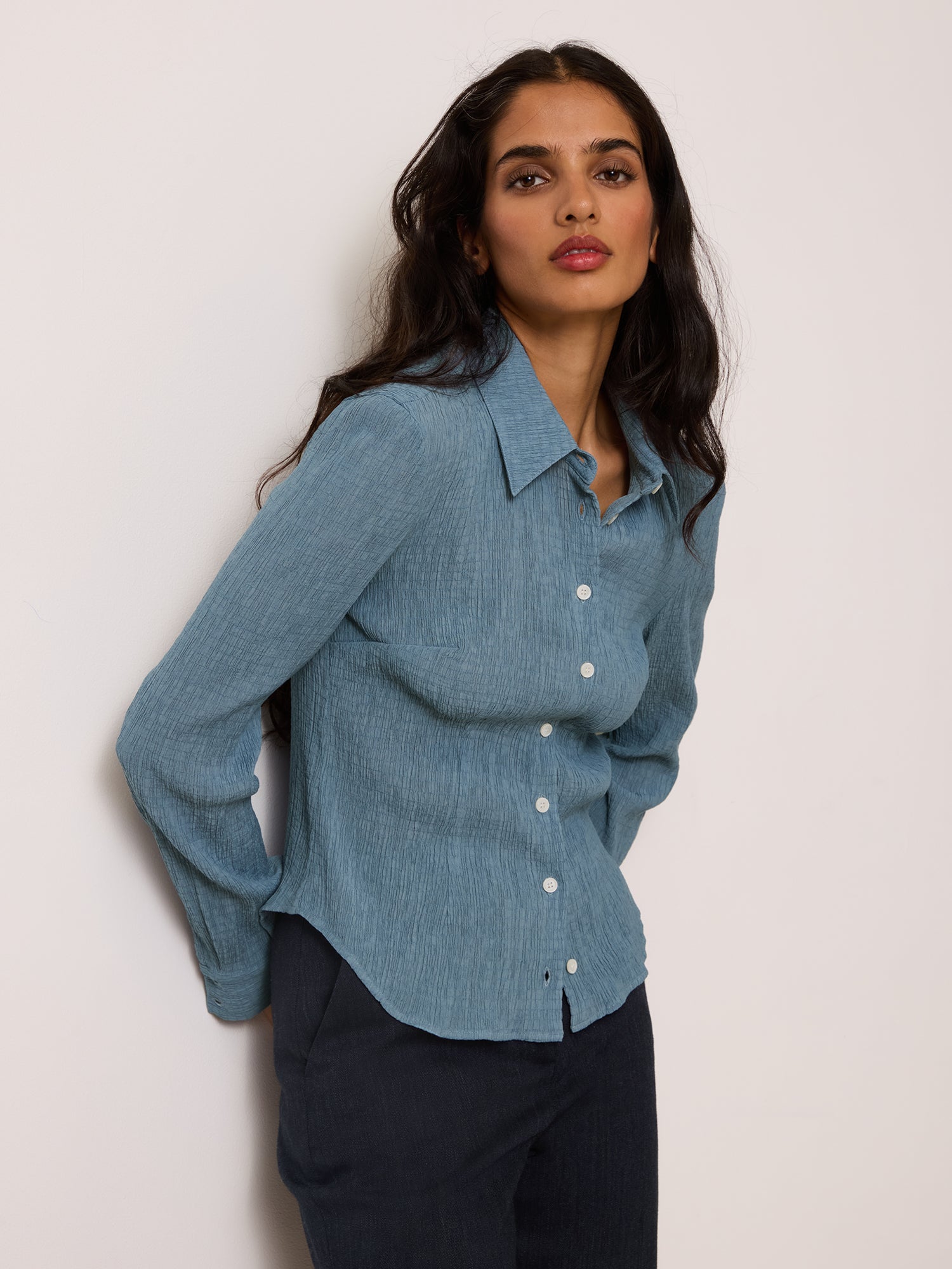Chemise PALMYRA - CRINKLE DENIM