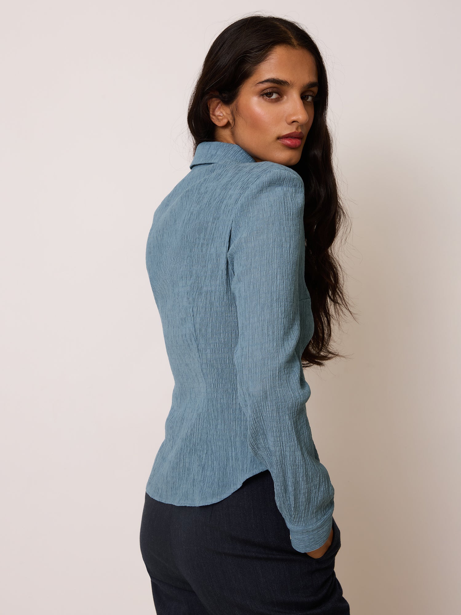 Chemise PALMYRA - CRINKLE DENIM