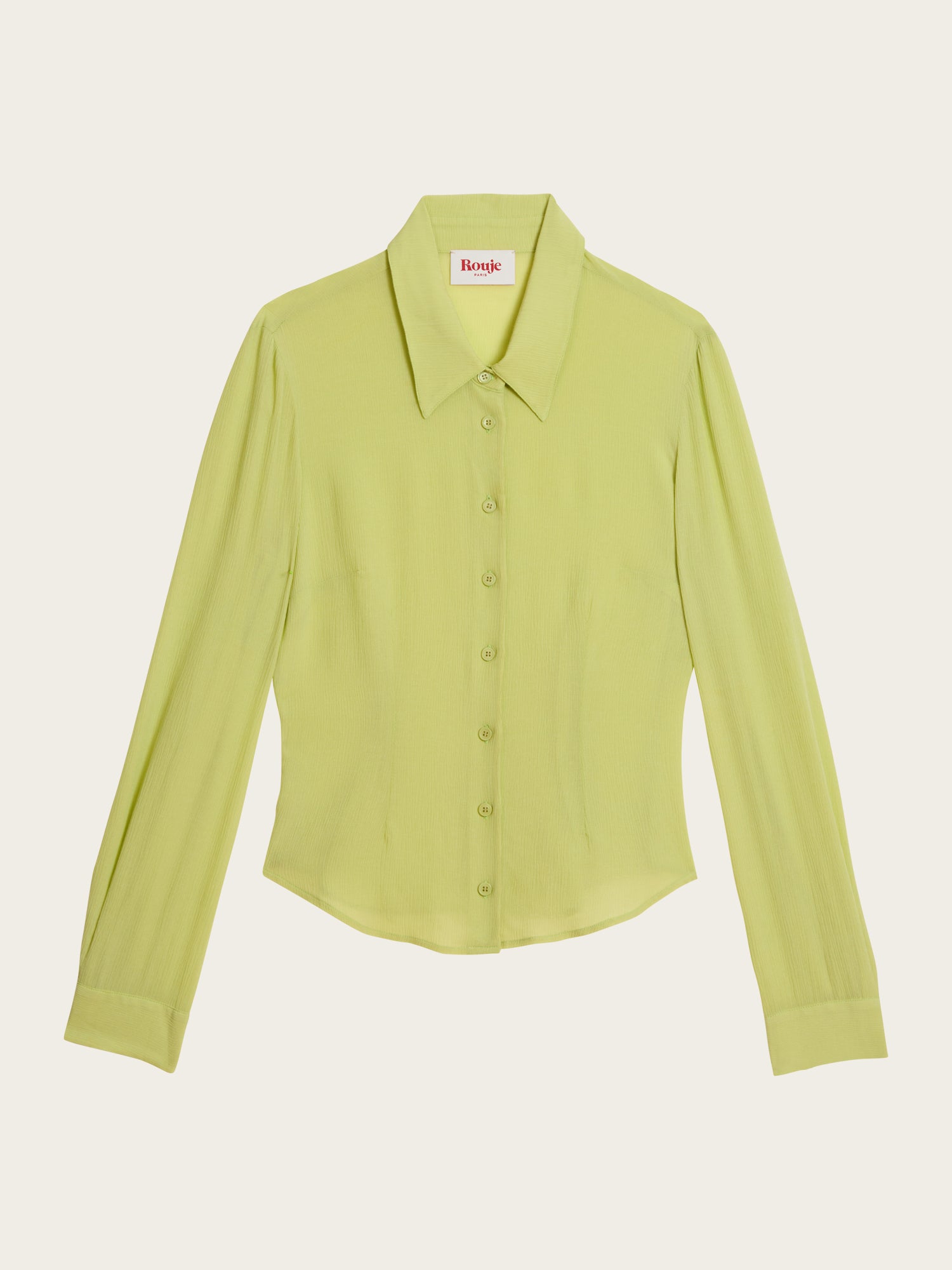 Chemise PALMYRA - MOUSSELINECRINKLE PISTACHE