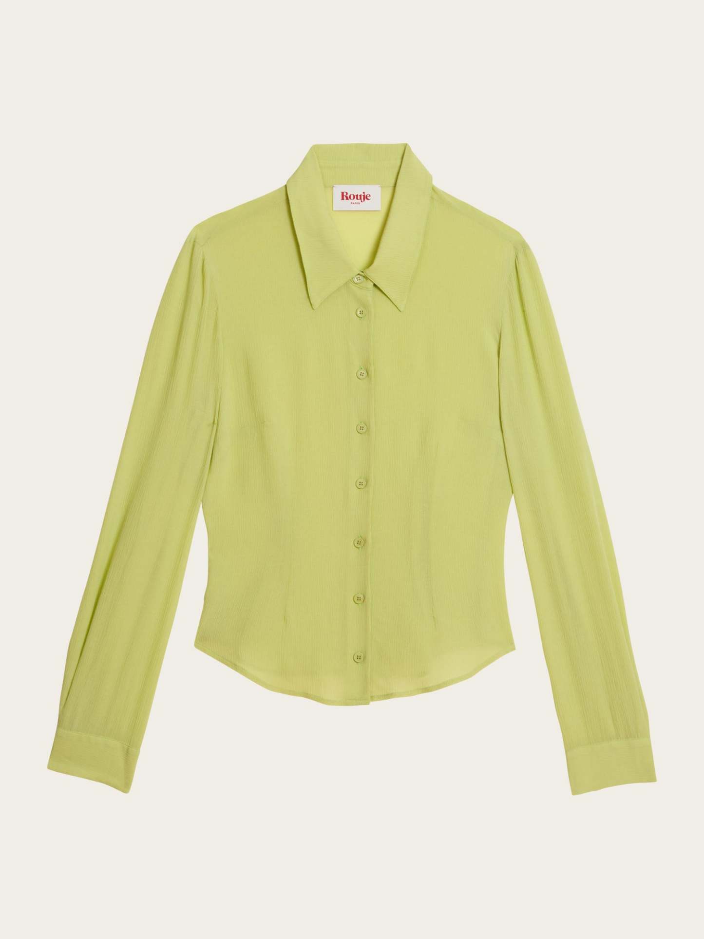 Chemise PALMYRA - MOUSSELINECRINKLE PISTACHE
