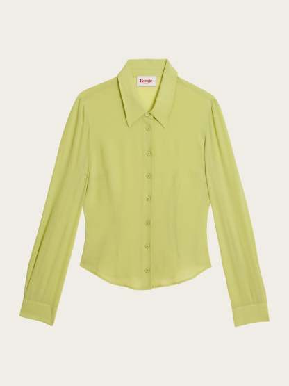 Chemise PALMYRA - MOUSSELINECRINKLE PISTACHE