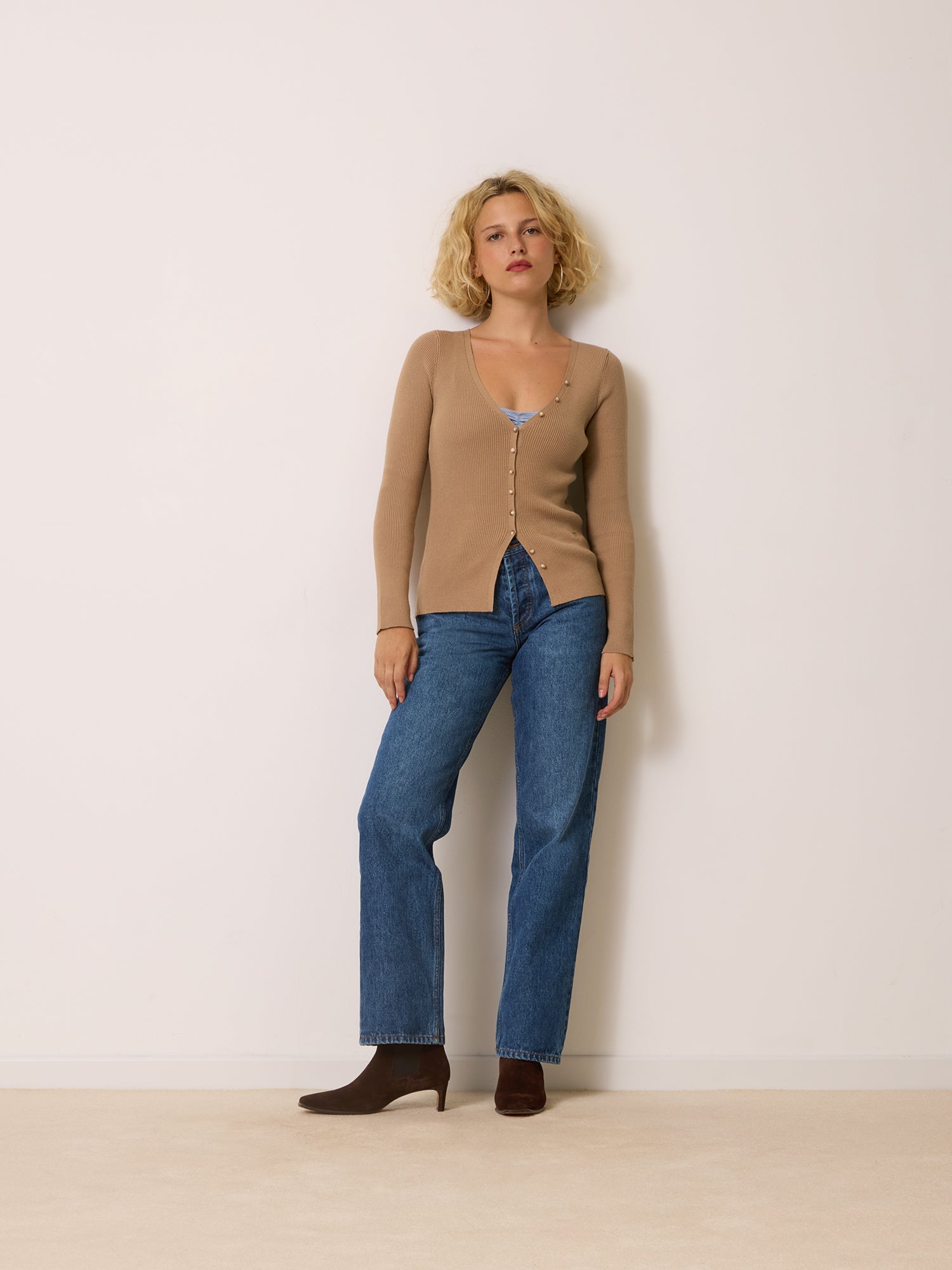 Cardigan PENELOPE - COTES CAMEL