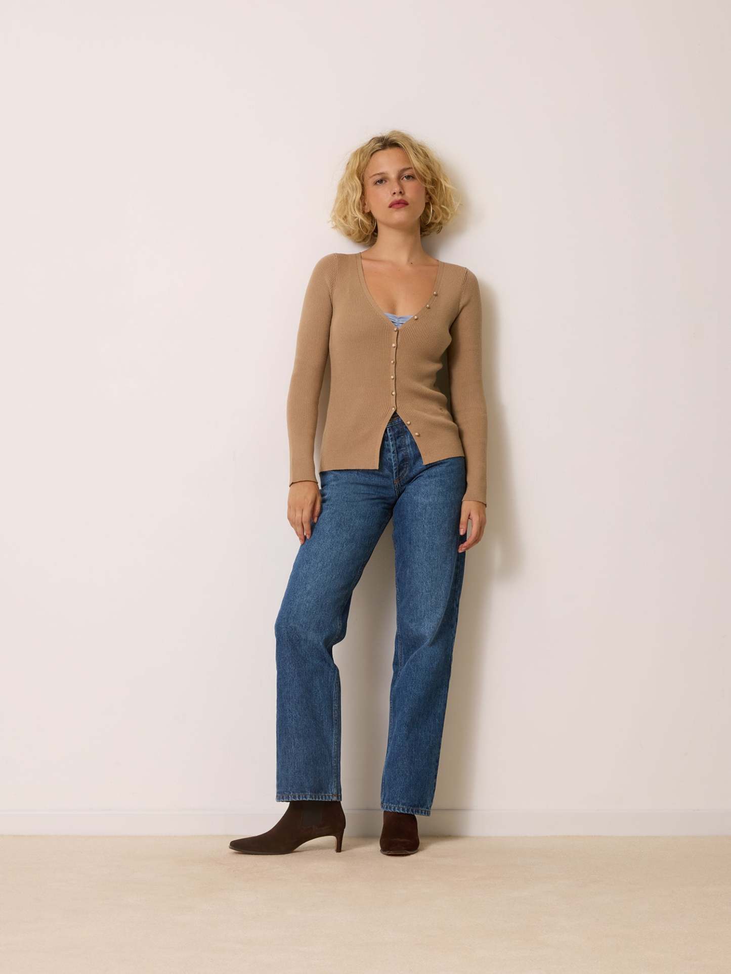 Cardigan PENELOPE - COTES CAMEL