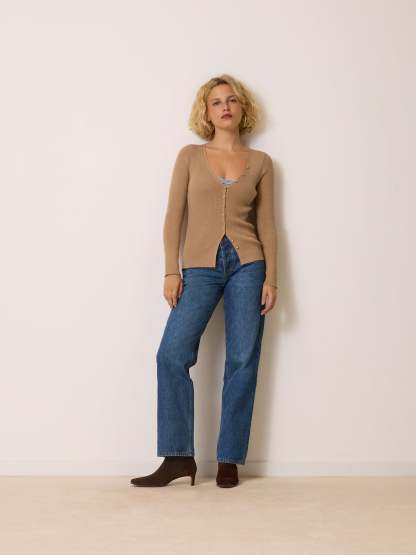 Cardigan PENELOPE - COTES CAMEL