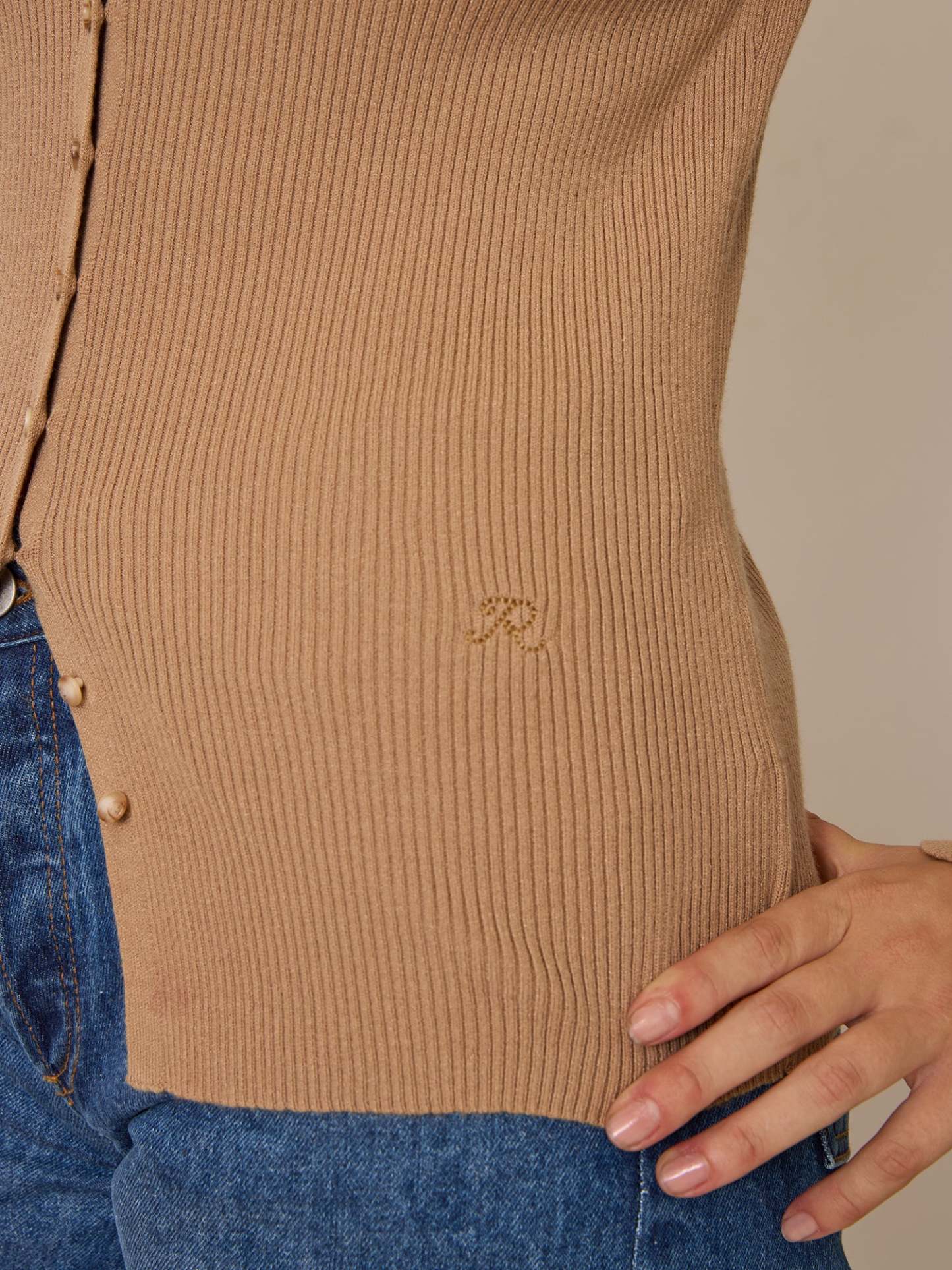 Cardigan PENELOPE - COTES CAMEL