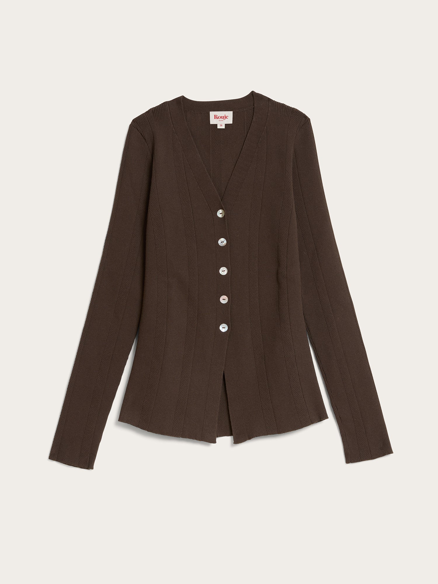 Cardigan PENNY - Uni Chocolat
